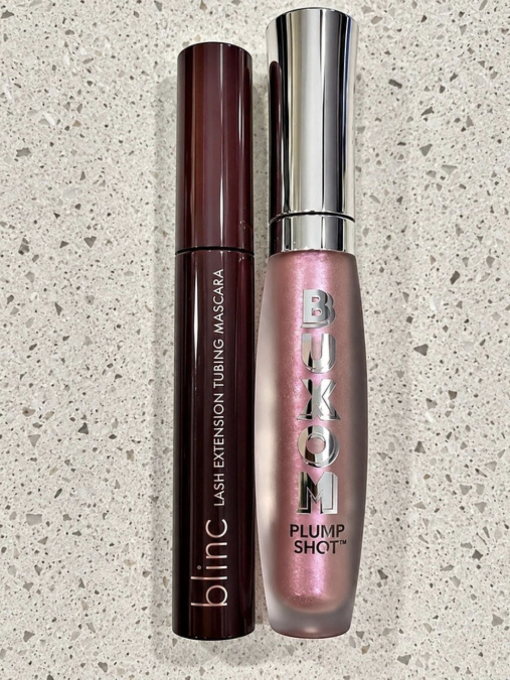 BUXOM Plump Shot Spellbound Pink + blinc Tubing Mascara 01 Black Bundle NEW